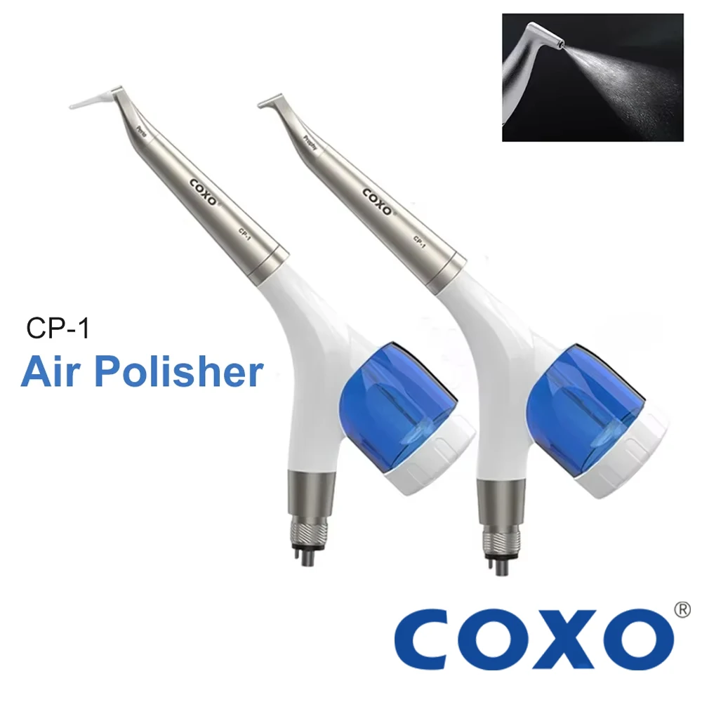 COXO CP-1 Air Flow Prophy Jet Dental Air Polisher Teeth Whitening Tool 2Holes 4Holes Dentistry Teeth Polishing High Efficiency