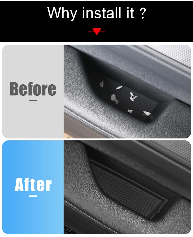 Für Honda CR-V CRV 6. Generation 2023 2024 2025 2026 Hybrid Auto Tür-Aufbewahrungsorganizer Ablage Silikonunterlage Innenzubehör – Detail 3