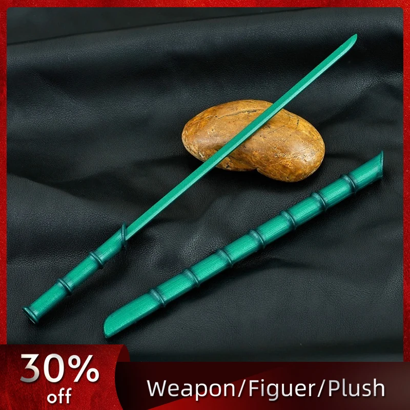 

22cm/8.66in Bamboo Knife Master Sword Anime Cosplay Props Medieval Katanas Model Toy Weapons Boyfriend Gifts Collectible Crafts