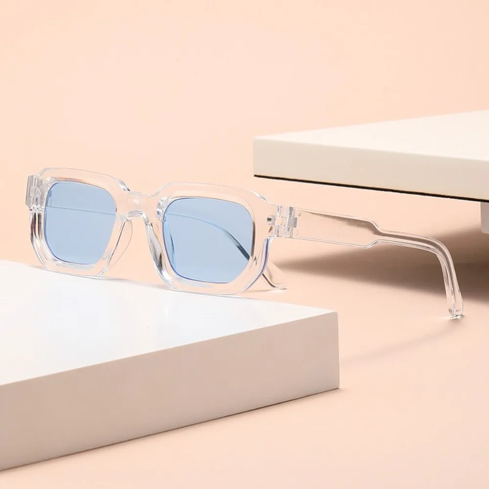 Gepersonaliseerde kleine frame vierkante zonnebril Punk Square dames zonnebril Goggle UV400 Retro brillen reizen