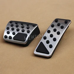For 2014-2023 Jeep Cherokee KL LHD Stainless Steel Foot Brake Gas Pedal Pad Cover Trim