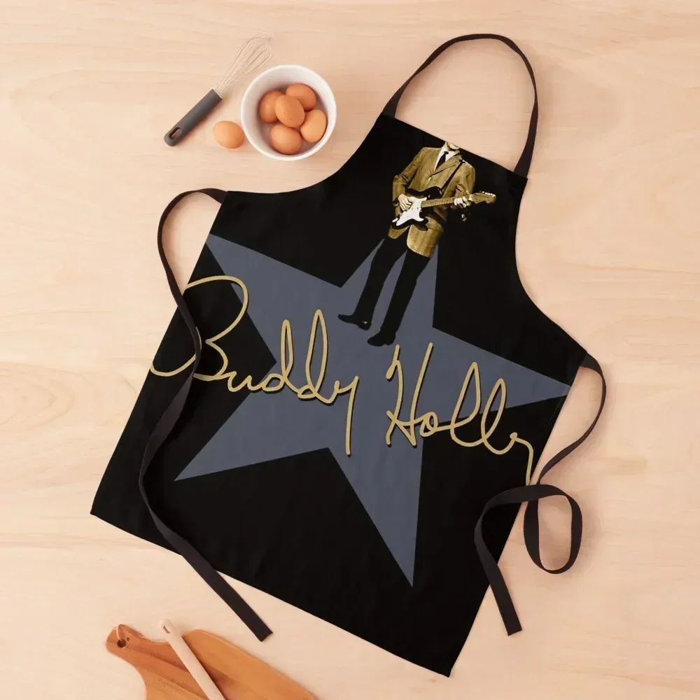 

Buddy Holly - Signature Classic Apron Korean Kitchen Things And For Home Kitchens Accessories For Cosmetologist Apron