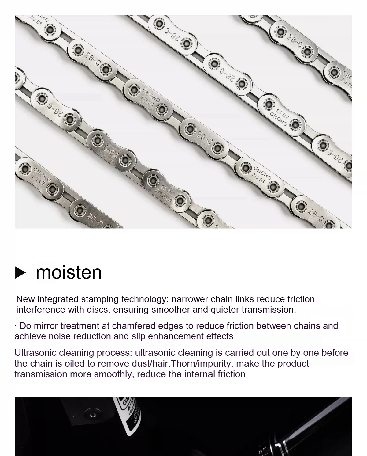 Für 12/13-Gang-Ketten Mountainbike- und Rennradketten Silberne Mountainbike-Kette für Citybike-Zubehör – Detail 4