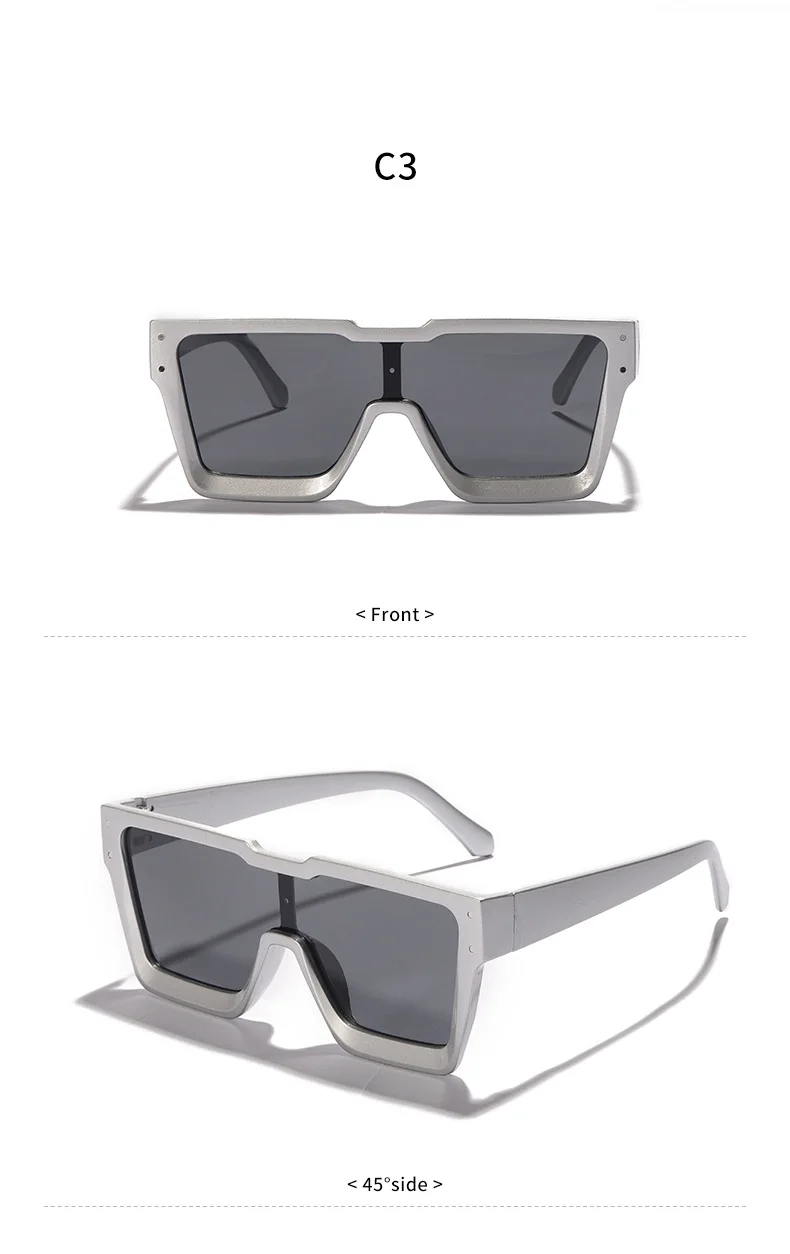 Neue Vintage Quadrat Sonnenbrille Frauen Männer Marke Rechteck Sonnenbrille Weibliche Oval Brillen Oculos De Sol für Männlich Weiblich Brillen – Detail 10
