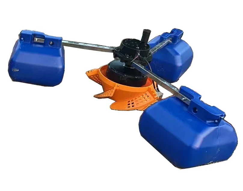 Aerators for fishpond oxygenation, variable frequency aerators, artificial aeration, and artificial feed aeration for fishponds.
