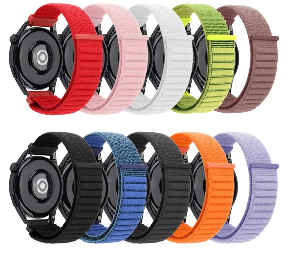 20mm 22mm Nylon Loop Watch Strap For POLAR Vantage M3 M2 M/Grit X Pro Woven Band For Polar Ignite 3 2/Unite/Pacer Sport Bracelet