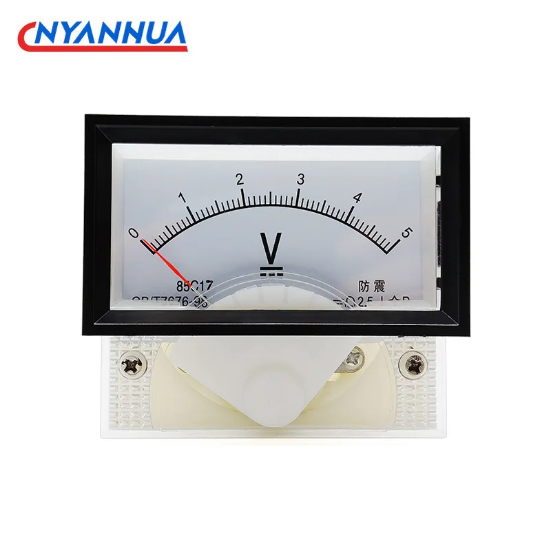 85C17-V Voltage Meter Pointer Type DC Voltmeter 50V 100V 250V 300V 450V 1000V