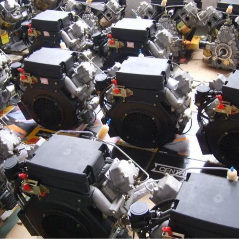 Small air-cooled two-cylinder diesel engine four-stroke electric start diesel engine