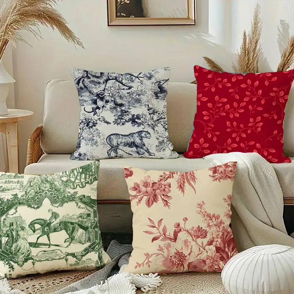 بوهو نبات وسادة للديكور كيس قصير أريكة قطيفة ديكور هدية المنزل وسادة الطباعة على الوجهين #2