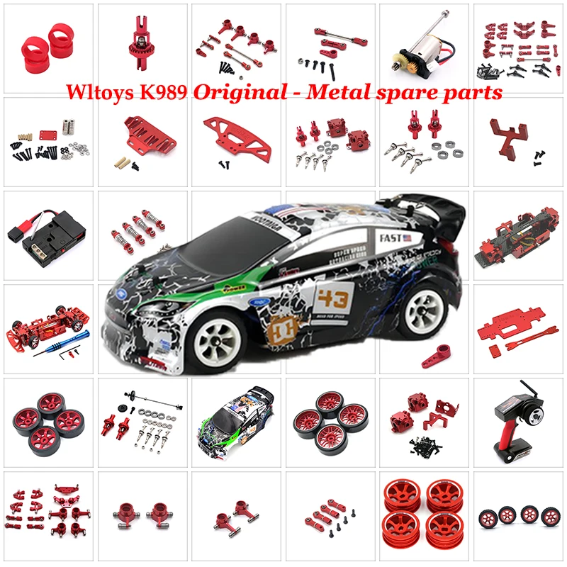 

Wltoys RC Car Spare Parts Mosquito Car 1:28 Scale K989 K969 284131 Original Accessories PVC Explosion-Proof Car Shell Cover