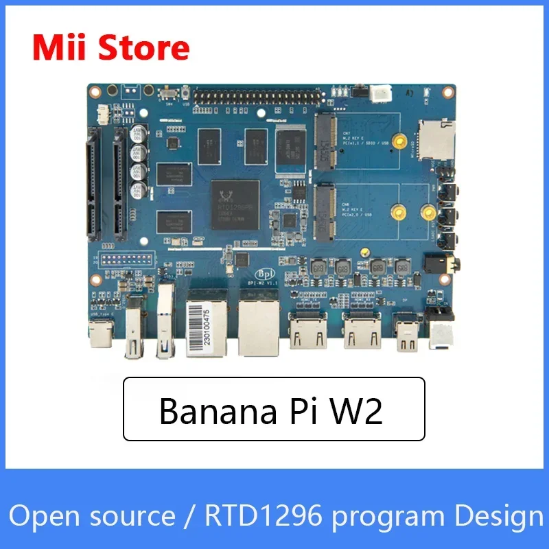 

Banana Pi BPI W2, Smart NAS Router, RTD1296 chip design Compatible with Raspberry PI 3