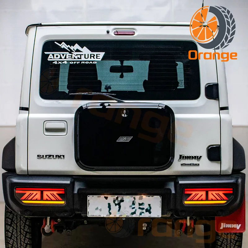 For Suzuki Jimny JB64 JB74 2019‑2026 Tailgate Storage Bag Rear Gate Decoration Exterior Modification Accessories
