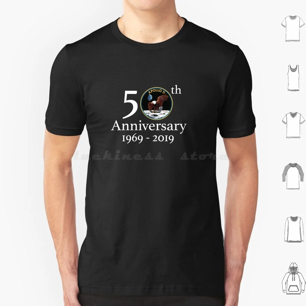 Apollo 11-50th Anniversary T Shirt Cotton Men Women DIY Print Patch Apollo Apollo Mission Crew Patch Apollo Mission Mission