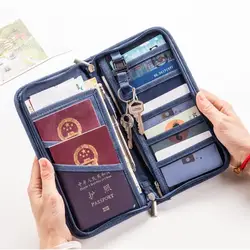 New Travel Wallet Family Passport Holder Creative Waterproof Document Case Organizer Travel Accessories Document Bag Cardholder