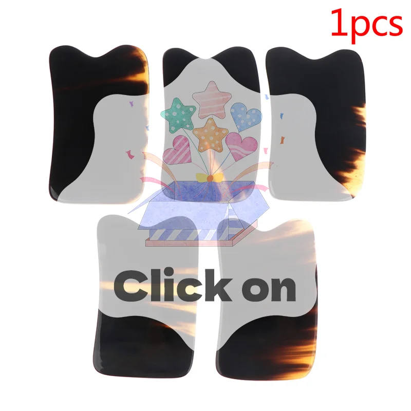 

Рог Гуаша доска скребковая пластина массажный инструмент спа акупунктура камень скребок массажер для тела китайский традиционный 1 шт.