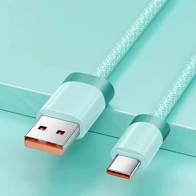 1.2M 1.8M USB C to Type-C Data Cable 100W Fast Charging For Smart Phone Tablet Car Charging Cable Mobile Phone Accessories