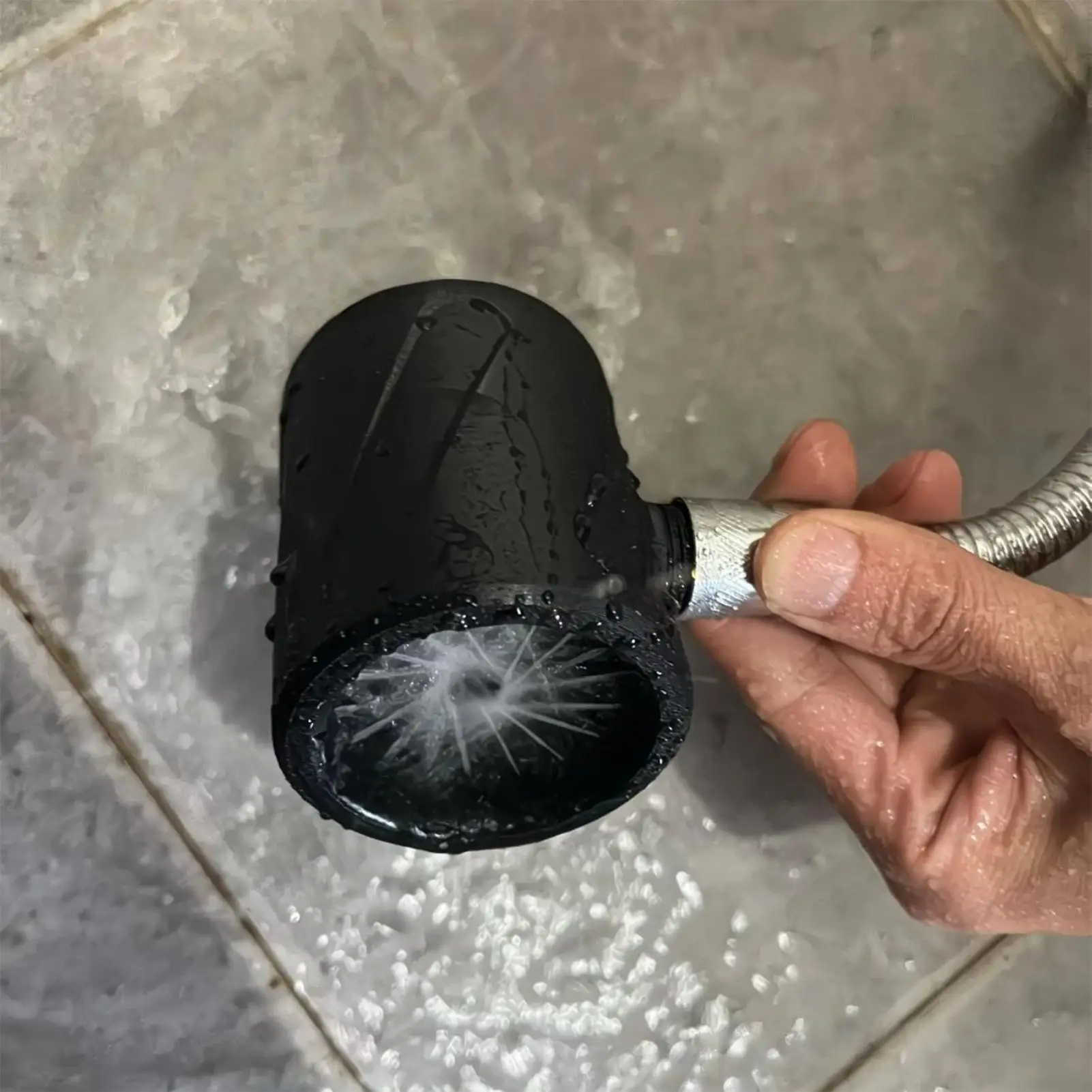 Shower Head Portable Universal Anti Clog Precision Threading Men Rain Shower Head Bath Accessories for Home Hotel Rental School