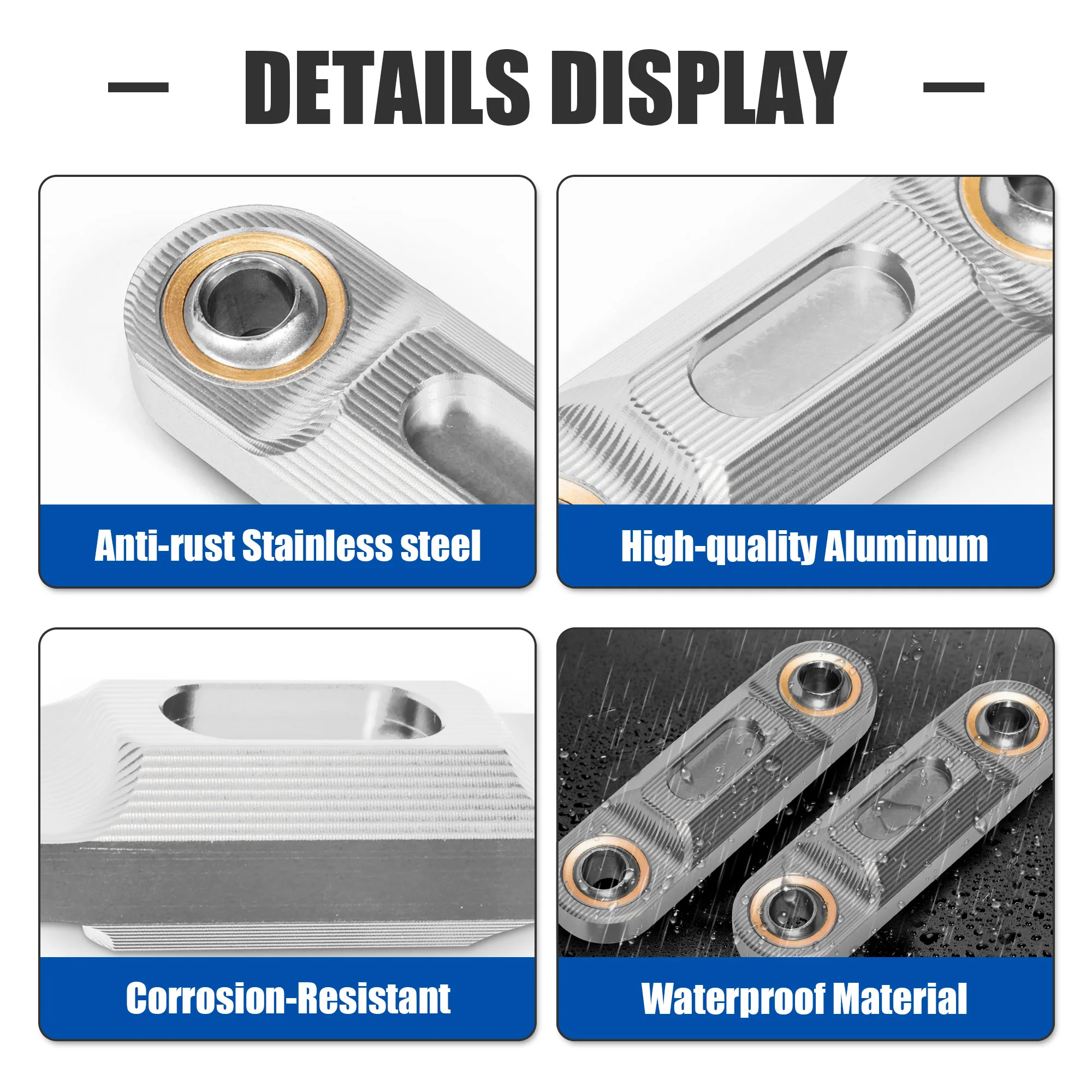 クローム製スウェイバーエンドリンク-8mm-ハイムジョイント-–-can-am-spyder-f3、rt、st、rs用フロントアームリンケージセット-–-バイクアクセサリー