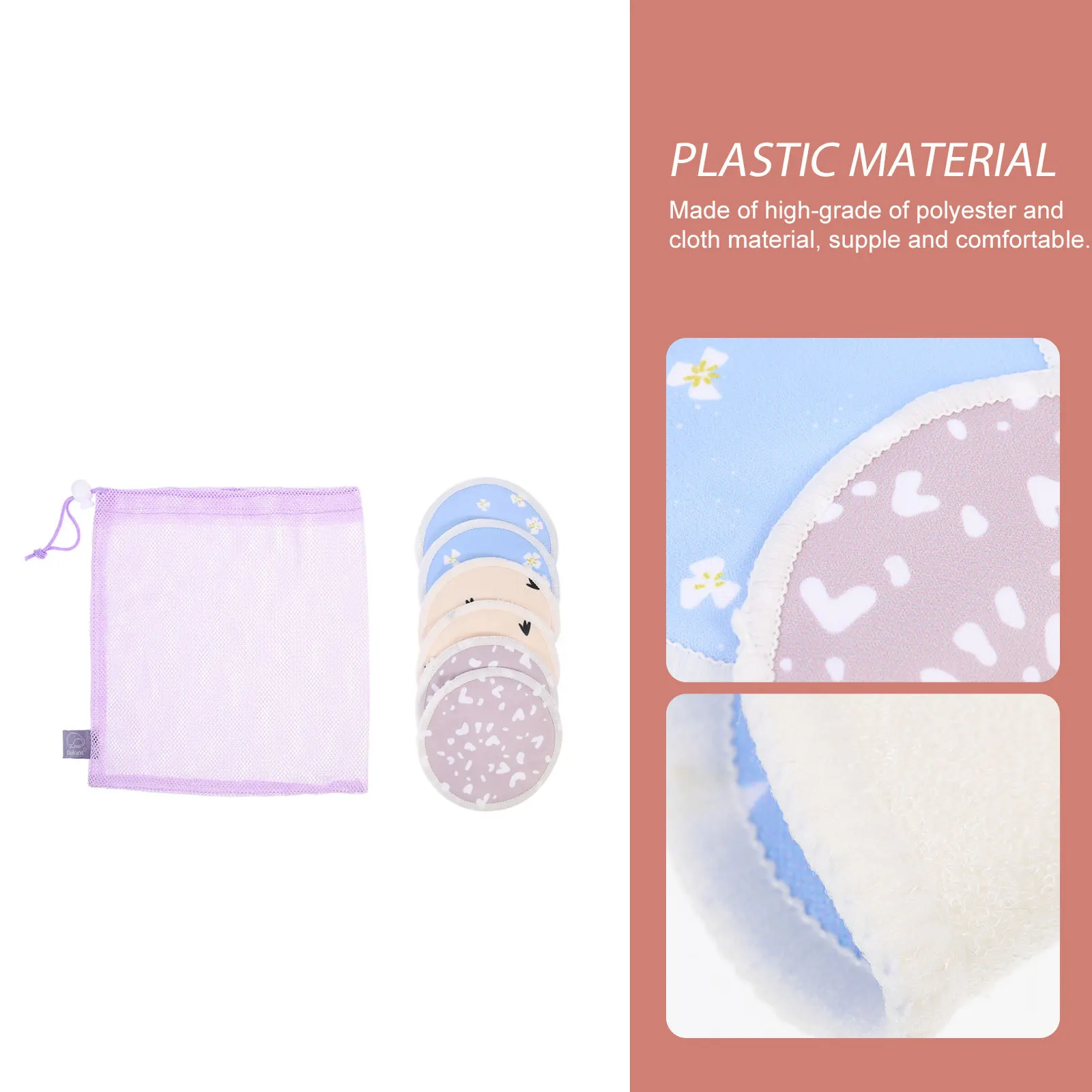 

1 комплект многоразовых подушечек для груди, мягкие мягкие подушечки для кормления, герметичные моющиеся подушечки для кормления