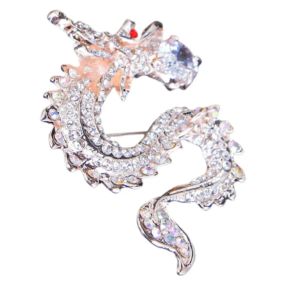 

Dragon Brooches Jewellery Anniversary Gift for Her Party Alloy Fashion Jewelry Women Man
