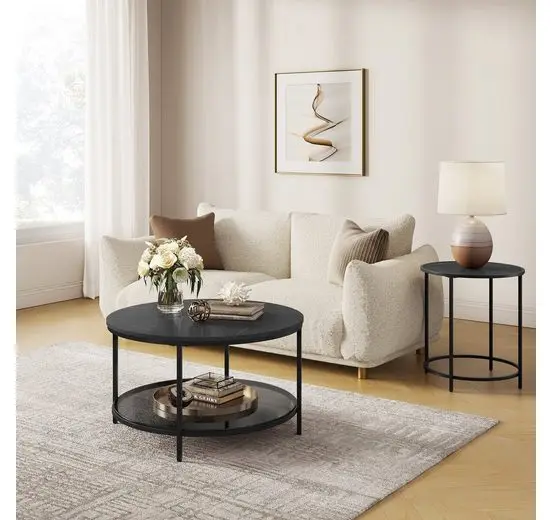 Vasagle Salontafel Woonkamer Tafel Sofa Tafel Voor Woonkamer Met Glazen Blad