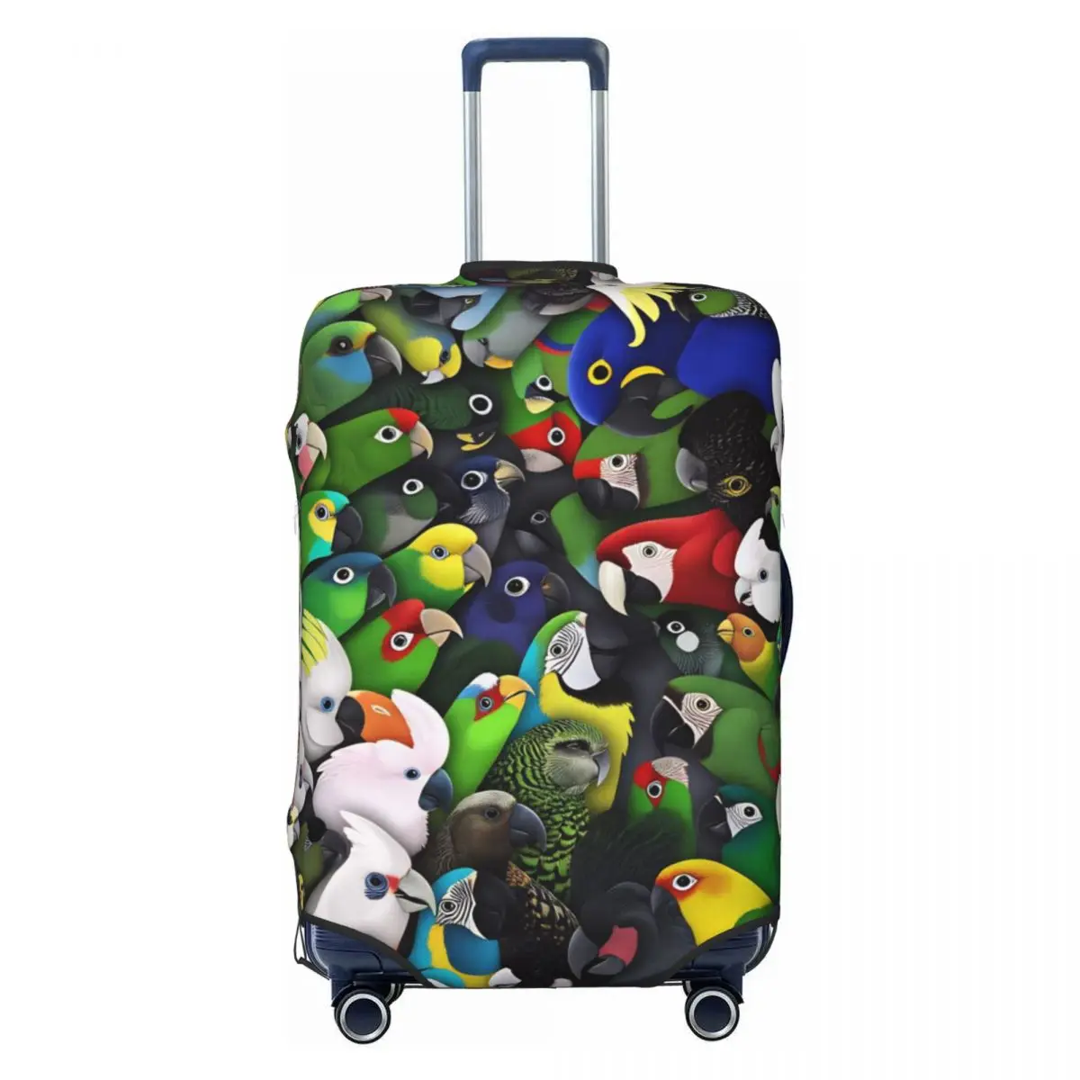 Cute Birds Parrot Suitcase Cover Elastic Cruise Trip Protector Luggage Supplies Holiday