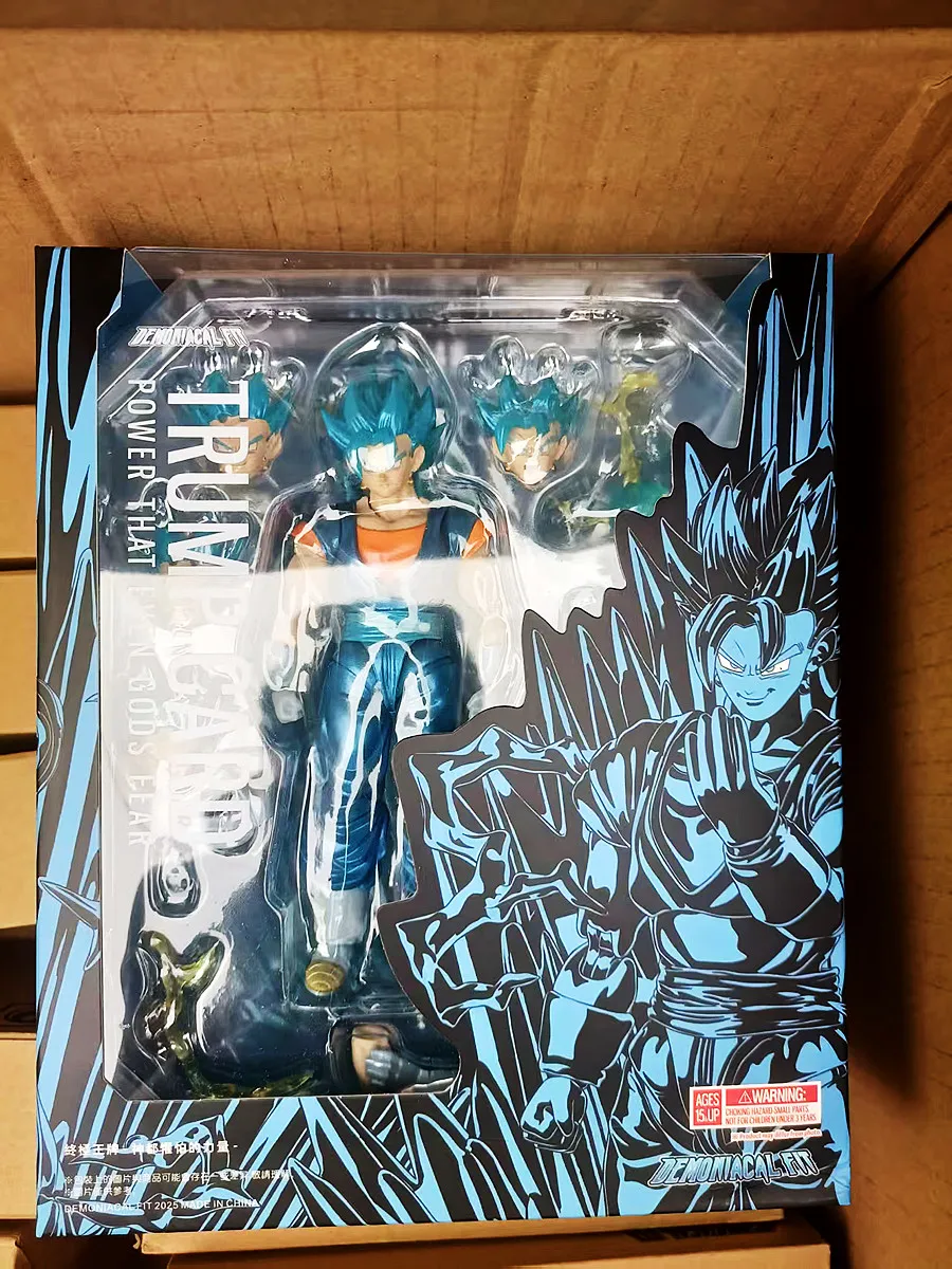 Cartão Trump Demoniacal Fit: Super Saiyan Blue Hair Vegito - Powerd That Even Gods Fear