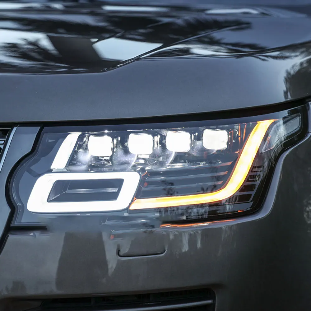

Автомобильные светодиодные фары для Land Rover Range Rover L405 2014 2015 2016 2017 Sport L494 Обновление 2023, Стайлинг, светодиодные передние фары в сборе