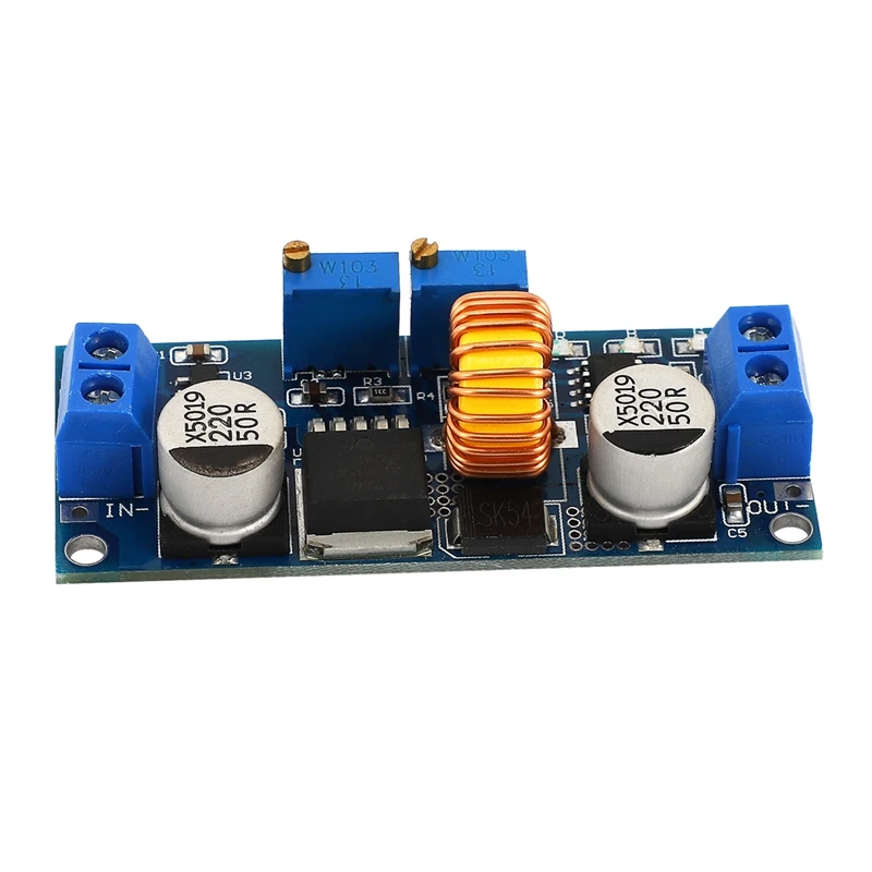 리튬 배터리 충전기 모듈 보드 5V-32V ~ 0.8V-30V 5A LED 드라이버 스텝 다운 벅 컨버터 보드 정전류 전압