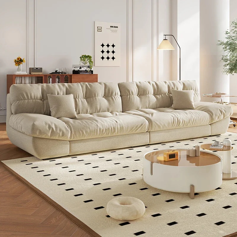 Factory Direct 2026 Modern Nordic Living Room Sofas Lazy Luxury Europe Family Living Room Sofas White Lounge Salas Y Sofas Muebl