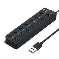 USB Hub 3.0 HUB USB 3.0 USB 2.0 Multi USB Splitter Power Adapter 4/7 Ports Multiple Expander 2.0 With Switch For PC Accessories