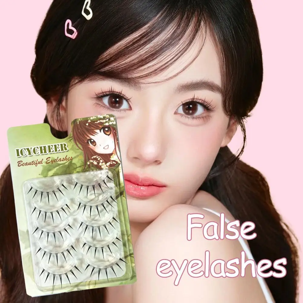 Kleine Duivel Valse Wimpers Natuurlijke Curling Up Soft Tools Wimpers Cosplay Valse Extension Wimpers Japanse Oogmake-up Y7U4