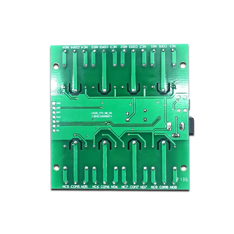 LCUS-8 Type Eight Channel USB Relay Module Intelligent Control Switch