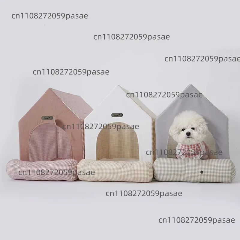 Pet Luxury Princess Deluxe House for Teddy Bear Schnauzer Dogs Cats Puppy Kitten Indoor Fluffy Warm Cozy  Tent