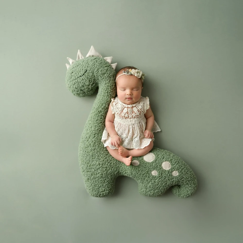 Professional Studio Newborn Photography Props Dress Elegant Infant Photoshoot Outfit Baby Clothes Girl Gown Jumpsuit Body Suit