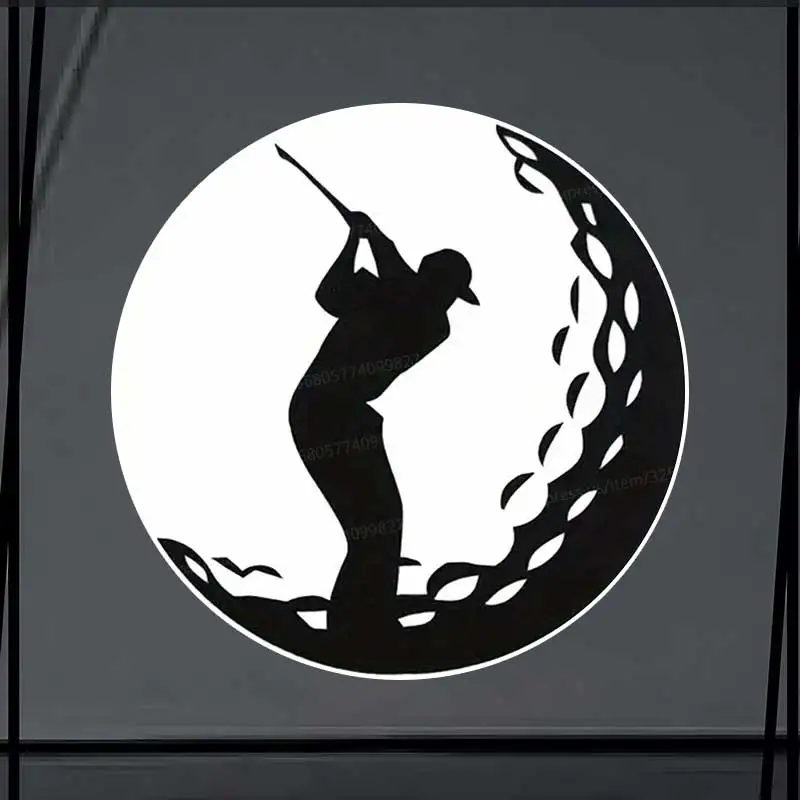Golfer Car Sticker Vinyl Decal Waterproof Rear Window Motorcycle Camper Bumper Truck Laptop Decoration SH1580