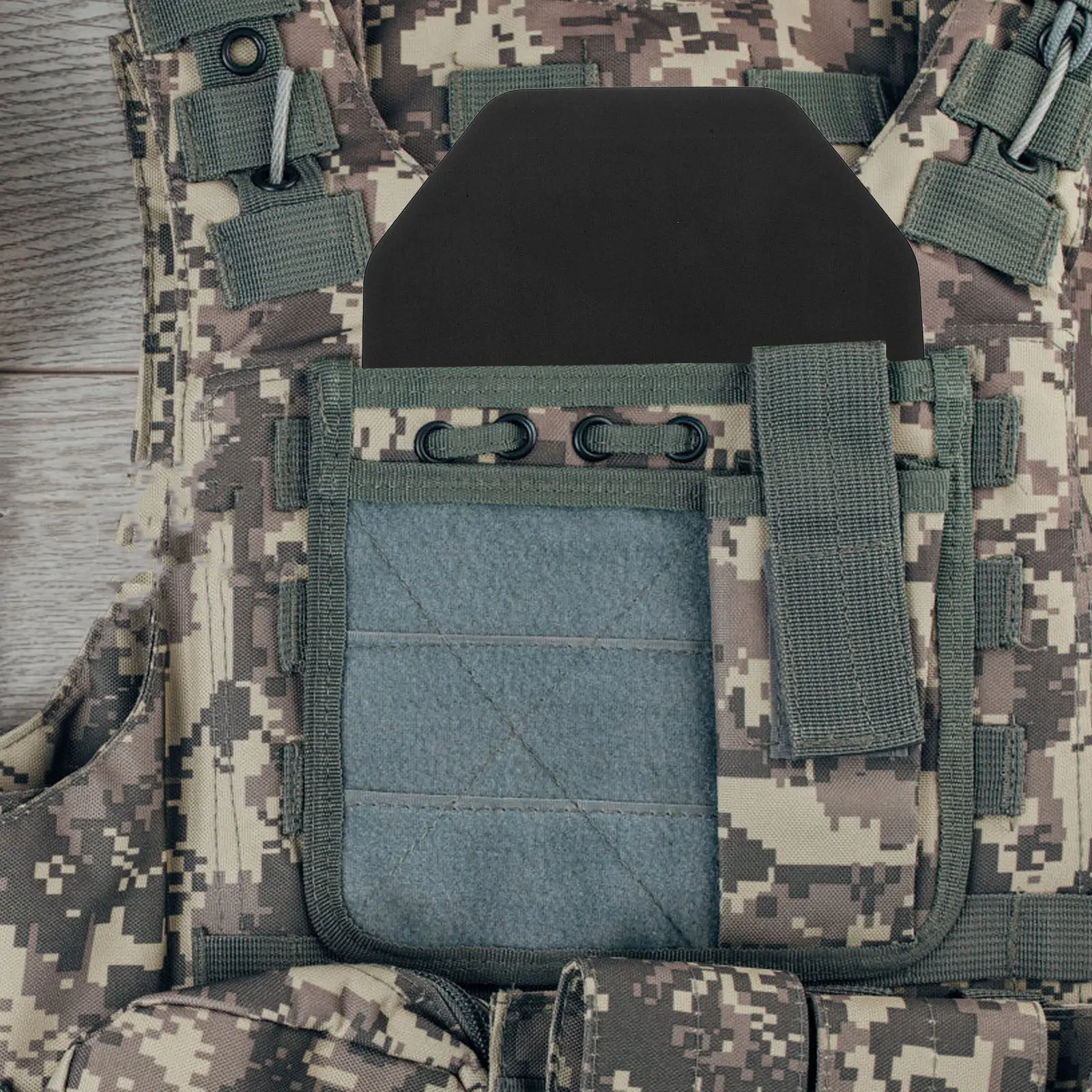 2pcs Portable EVA Foam Thoracic Protection Plate Inserts for Tactical Vest, Boxing & Hunting Training
