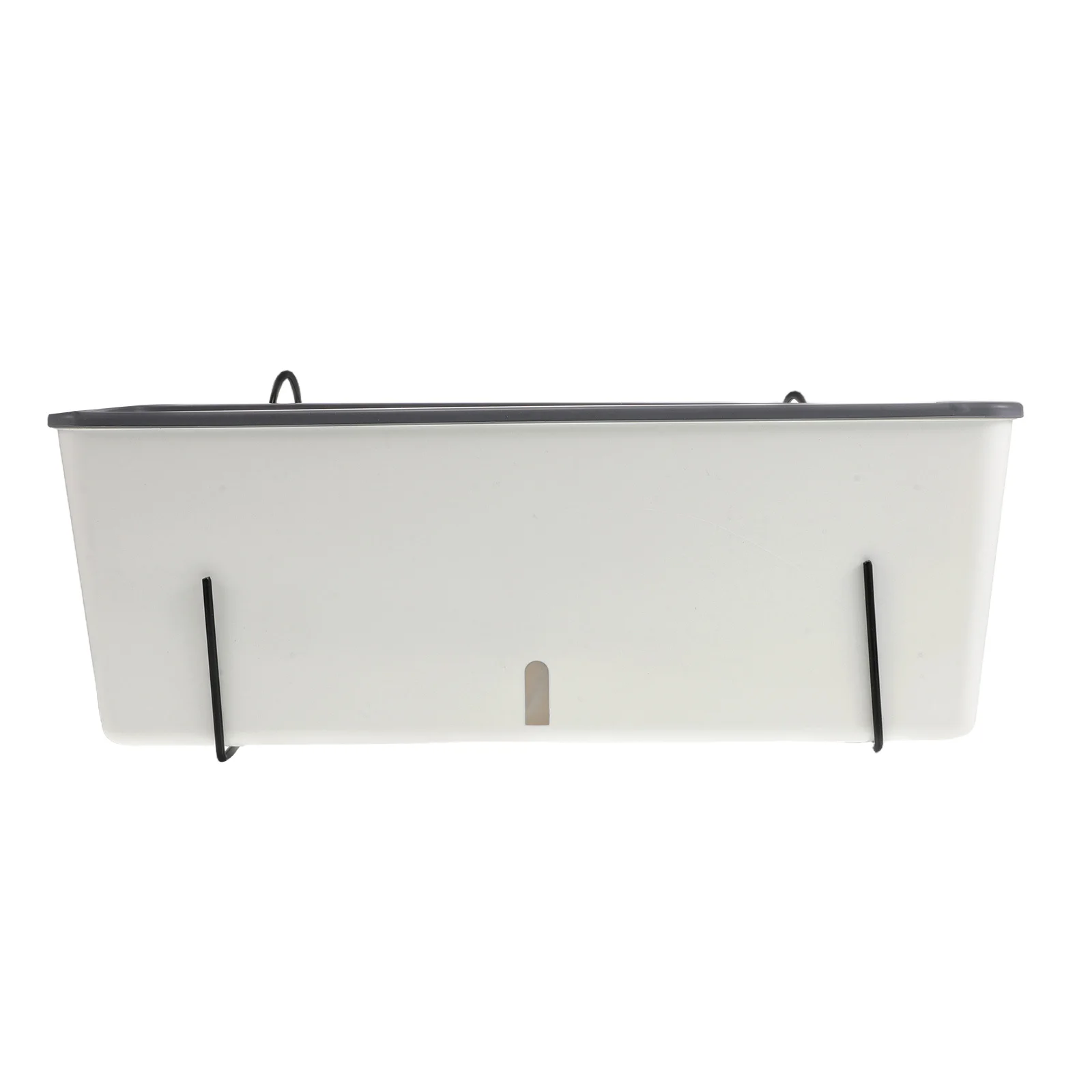 

1Set Plastic Window Planter Box Rectangular Shape Hanging Rack for Balcony Herb Vegetable Flower Garden Plastic Planter Box