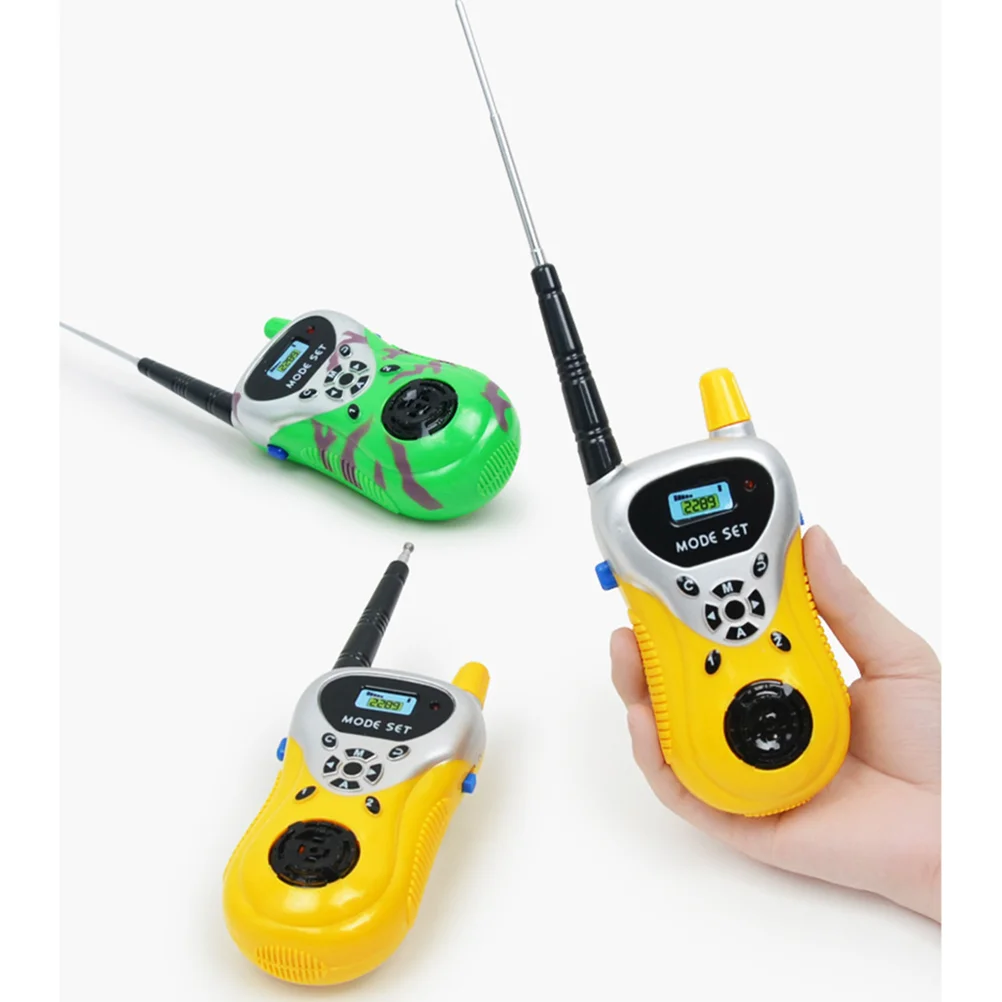 Talkies-walkies perforés pour enfants, jouet sans fil, interphone pour enfants, 2 pièces