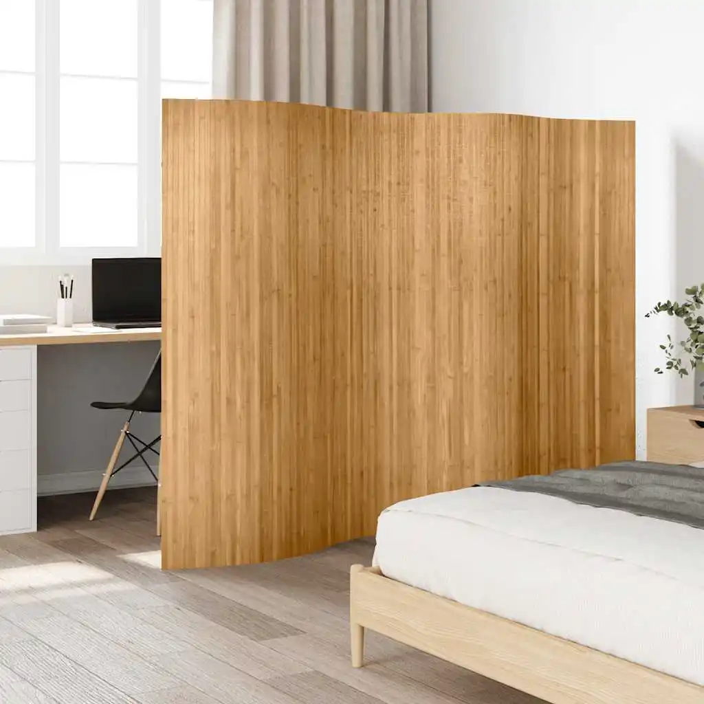 Raumteiler aus natürlichem Bambus, 250 x 165 cm, beweglicher Klappblock, Sichtschutz, Trennwand, Heim- und Gartendekoration