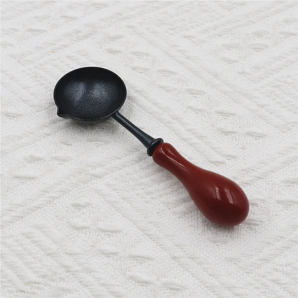 1pc non-stick lakzegellepel, smeltlepel voor lakzegeling, herbruikbaar lakzegelgereedschap voor cadeauverpakking, enveloppen, uitnodigingen