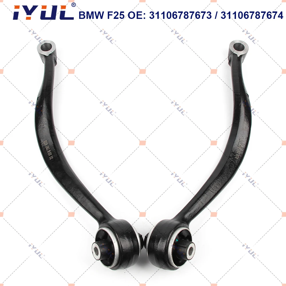 

A Pair Front Lower Suspension Control Arm Curve For BMW X3 F25 X4 F26 31106787673 31106787674