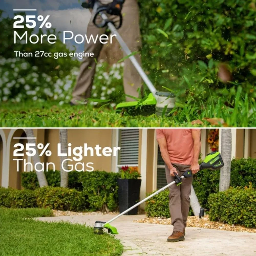 Cortadora de hilo eléctrica inalámbrica sin escobillas recta GEN2 de 16 pulgadas de iones de litio de 60 V máx., batería y cargador incluidos, Ba de grado profesional