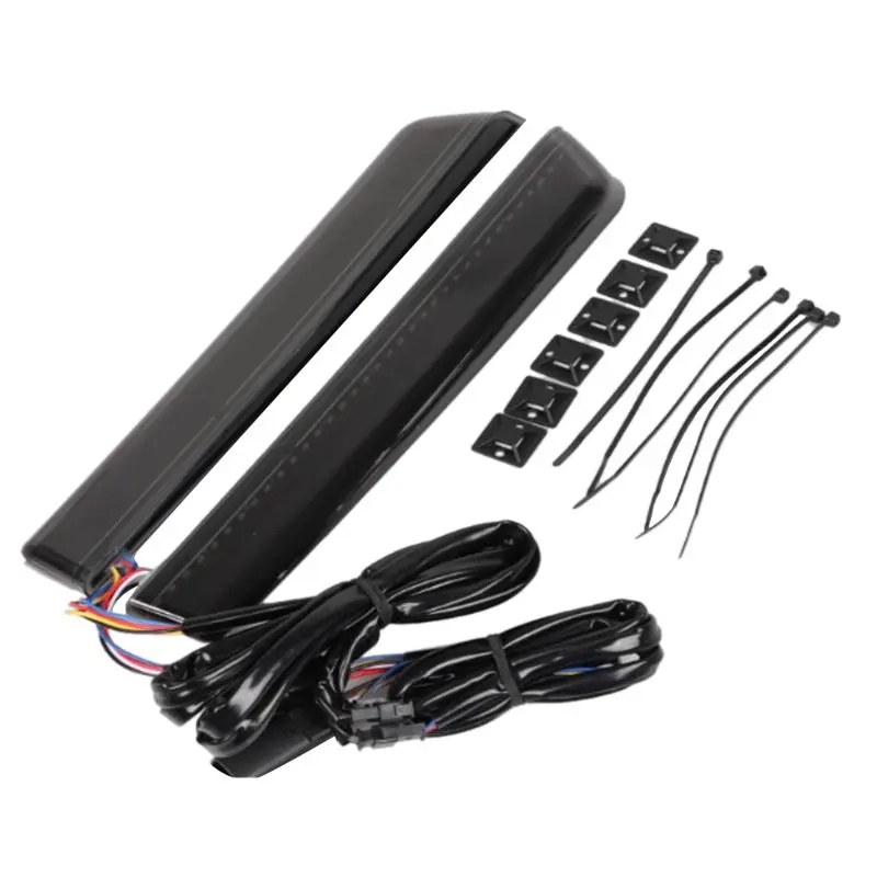 Practical 1 Pair Smoked LED Saddlebag Side Marker Light Parts Kit For Touring Street Glide 2014-2024
