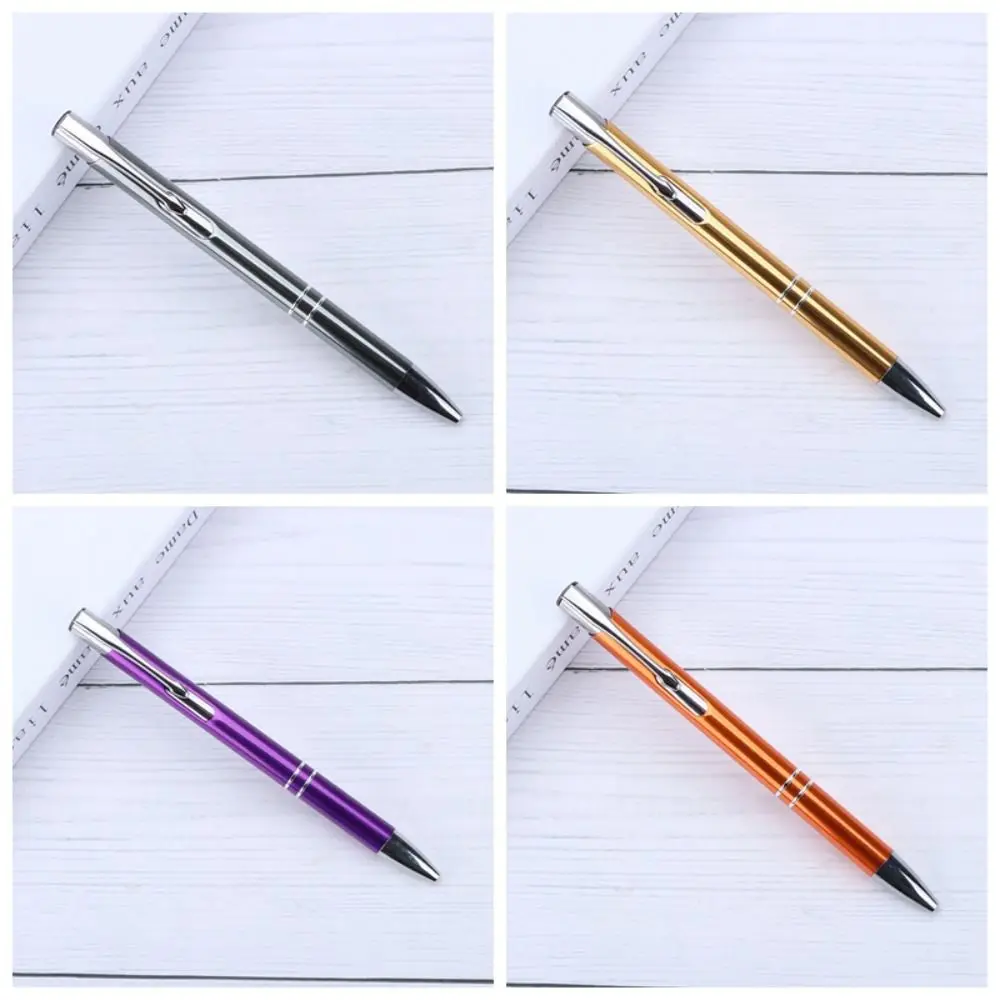 

Luxury Metal Ballpoint Pen Waterproof Inktight Creative Small Gifts Durable Multifunction Signature Pen Student Prizes