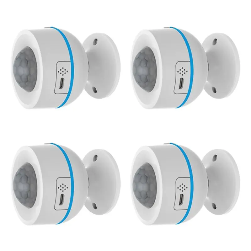 SYW-4PCS Z-Wave 700 PIR Motion Detector With Temperature Humidity Light Sensor Home Automation Work With Smartthing Vera B