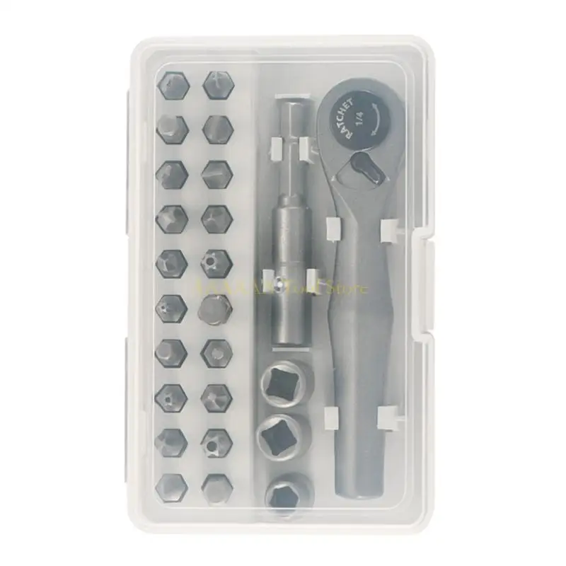 A2BE 25 in 1 Professional 72 Tooth Torques Ratchet Wrench Quick Releases Ratchet