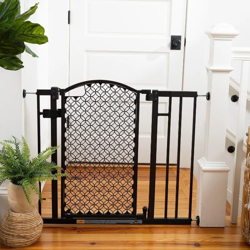 Modern Home Walk-Thru Safety Pet and Baby Gate, 28