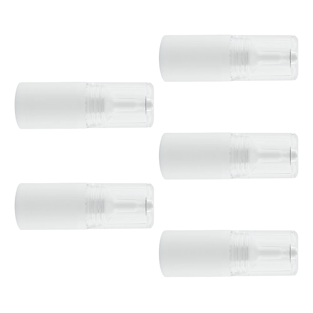 

5Pcs Portable Dropper Bottles Plastic Liquid Containers for Essential Oil Perfume Samples and Cosmetics Storage Use