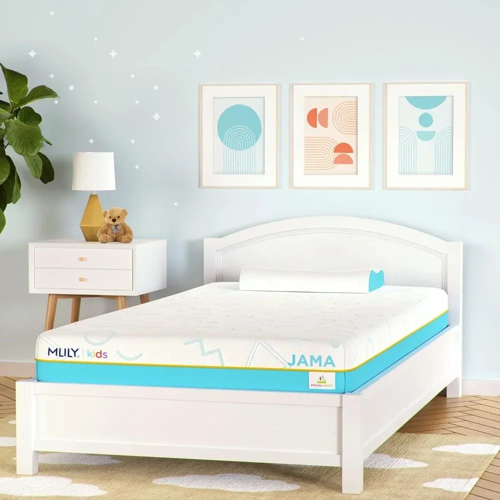 

7 Inch Twin Mattress for Kids, Memory Foam Bunk Bed Mattress with Mattress Protector in a Box